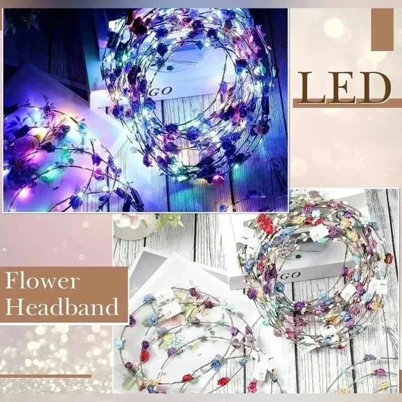 30 piece LED floral crowns - Picture 3 of 5